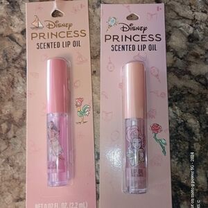 Disney Princess Pink Scented Lip Oil Bell And Moana